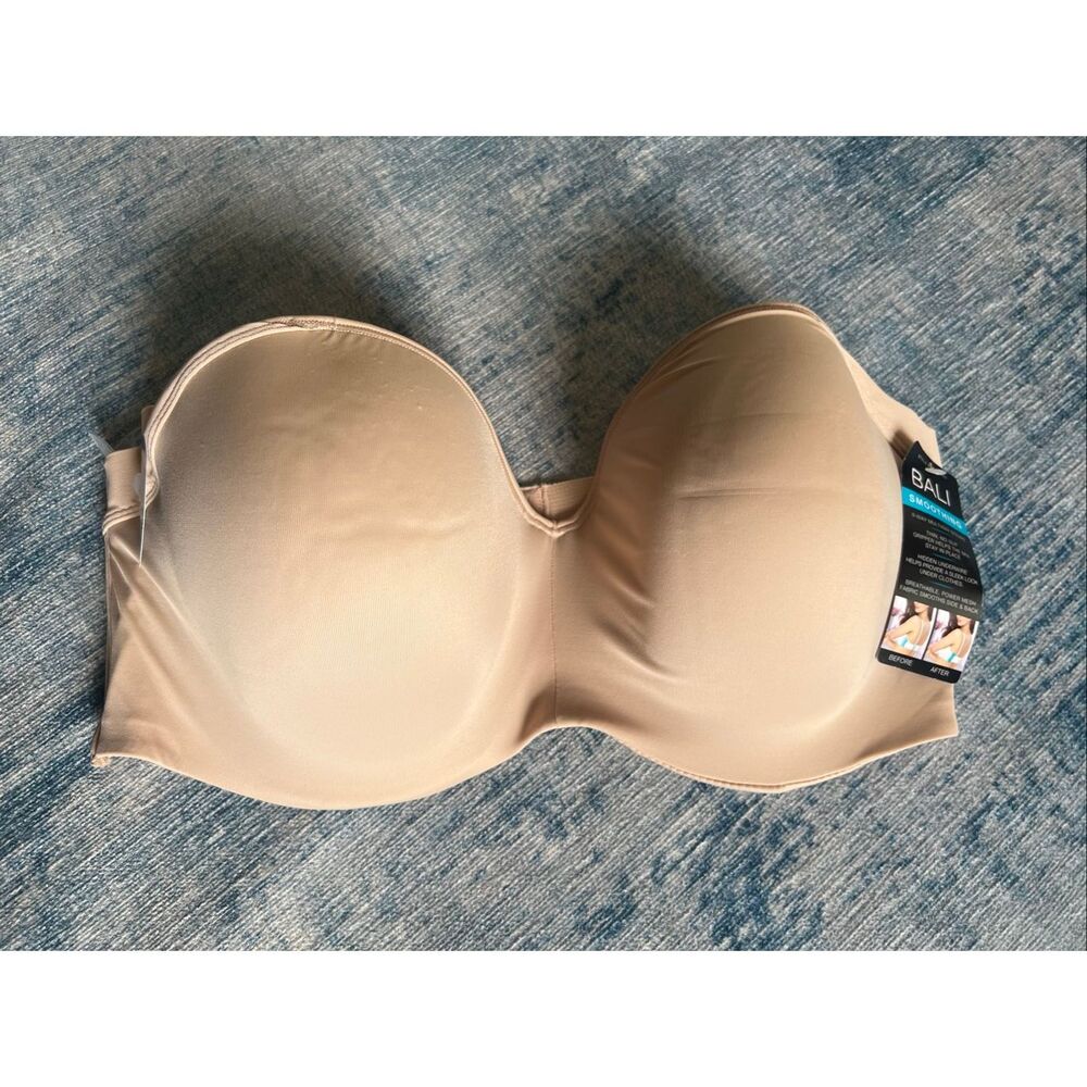 NWT! Bali Beige One Smooth U Underwire 8 Way Convertible Bra DF6562 40D